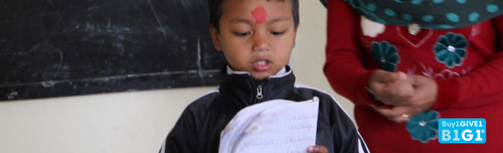 Give School Supplies in Nepal