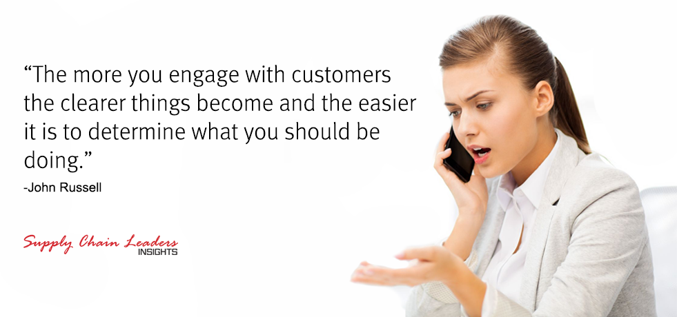 John Russell Customer Service Quote